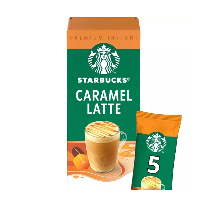 Starbucks Latte Caramel  caja de 5 sobres de 23 gramos