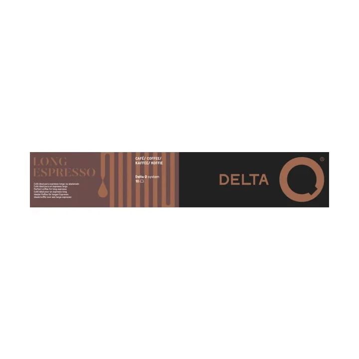 Café Long Espresso 10 cápsulas - Intensidad 16 Delta Q