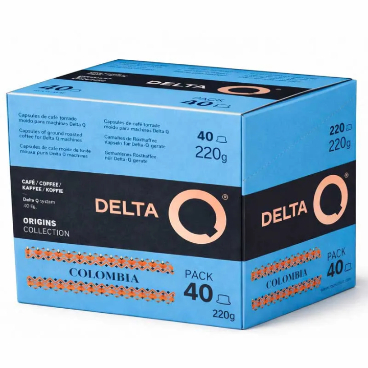 Café Colombia 40 cápsulas - Intensidad 8 Delta Q