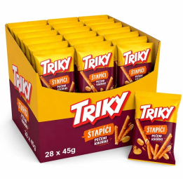 Caja de 28 Sticks con Relleno de Cacahuete 110gr