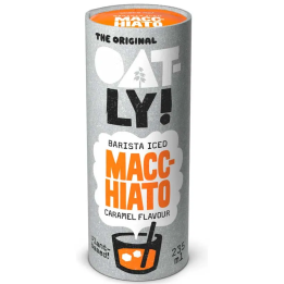 Oatly Macchiato Caramelo Barista Iced Bebida de Aveia 2,35 L