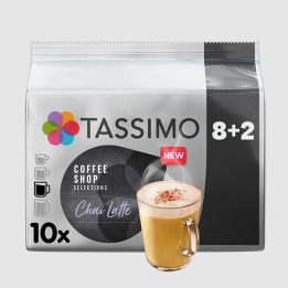 Coffee Shop Chai Latte 8+2 servicios para Tassimo