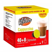 Cappuccino Kfetea compatível com a marca Dolce Gusto 48 cápsulas, Super Saving Format