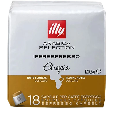 Iperespresso Ethiopia Select Coffee 18 cápsulas Illy.