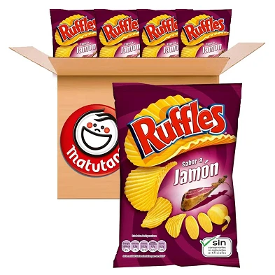 Ruffles Matutano 45 gr. 20 paquetes.