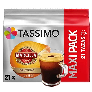 Café Desayuno Tassimo Marcilla 21 capsulas de café