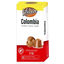 Colombia Kfetea Nespresso 10 capsulas rainforest alliance