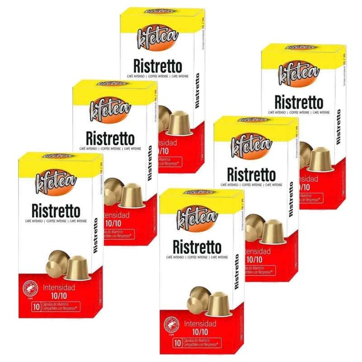 60 cápsulas de Ristretto Kfetea Nespresso