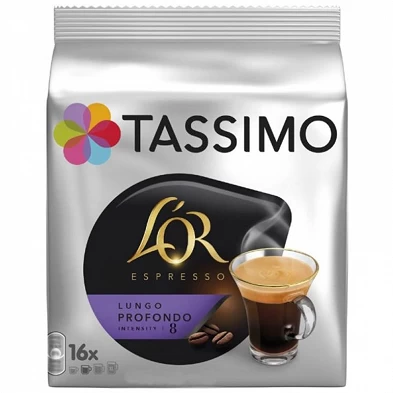 Lungo Profondo L'OR, 16 serviços TASSIMO.